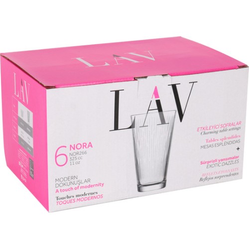 Set of 6 Nora 325cc Glasses