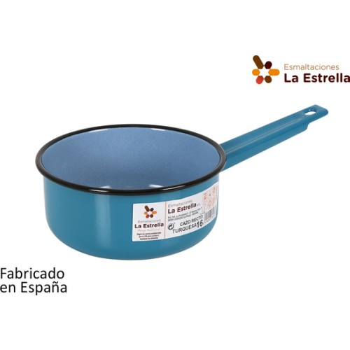 Cazo Recto Turquesa 16cm