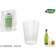 Set of 4 Algon 500ml Cider Glasses