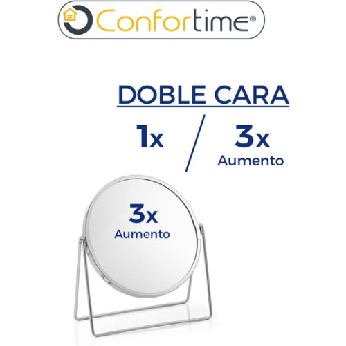 Espejo Aumento Doble Cara Sobremesa 17c