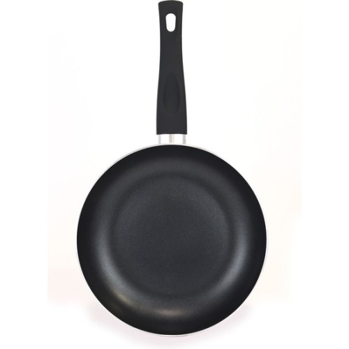 28cm Red Wok Pan Soft Touch Non-Stick Quttin - Essential Kitchen Tool