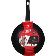 Sartén Wok Roja de 28cm Soft Touch Antiadherente Quttin - Herramienta Esencial de Cocina