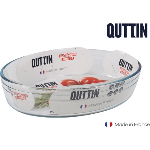 Oval Glass Dish Quttin 26x18cm 1.8L Cooking