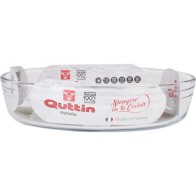 Oval Glass Dish Quttin 26x18cm 1.8L Cooking