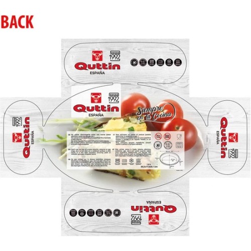 Oval Glass Dish Quttin 26x18cm 1.8L Cooking