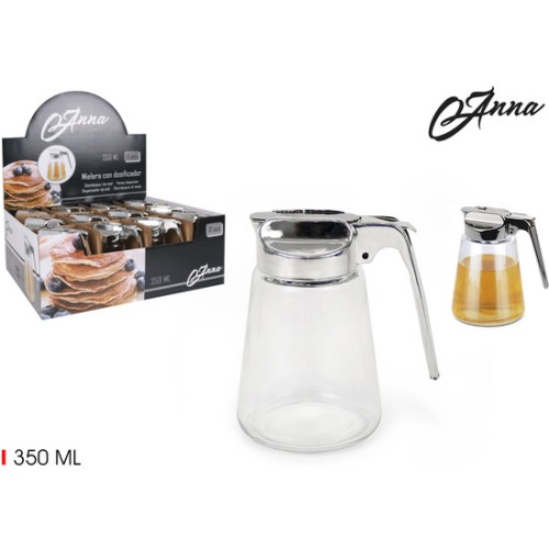 Glass Honey Dispenser with 350ml Anna
