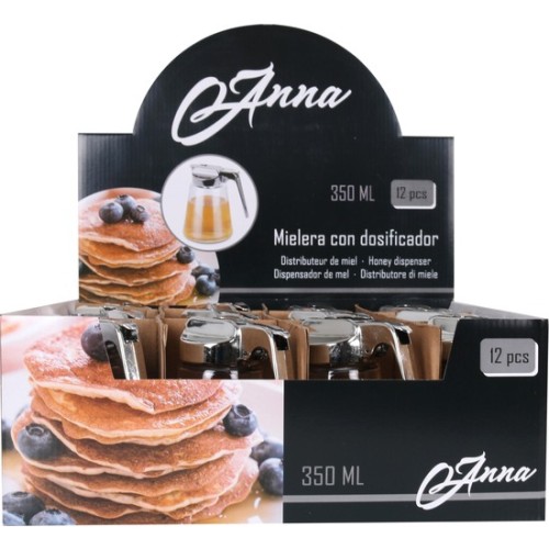 Glass Honey Dispenser with 350ml Anna