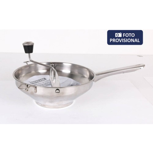 Stainless Steel Food Strainer with Discs 24cm