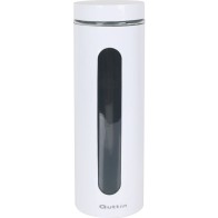 Tarro de Vidrio con Tapa de Acero Inoxidable para Almacenamiento en Cocina