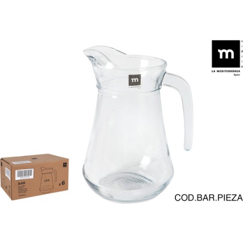 1300cc Glass Jug - Bar