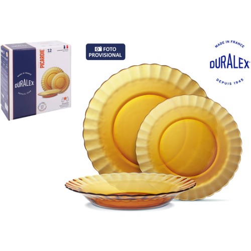 Amber 12pc Dinnerware Duralex Picardie