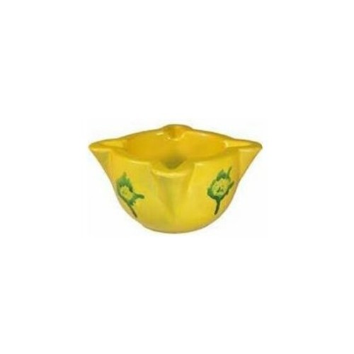 Mini Yellow Ceramic Mortar 8cm