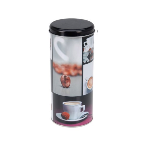 Round Tin Can Coffee Cup Design