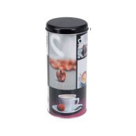 Round Tin Can Coffee Cup Design