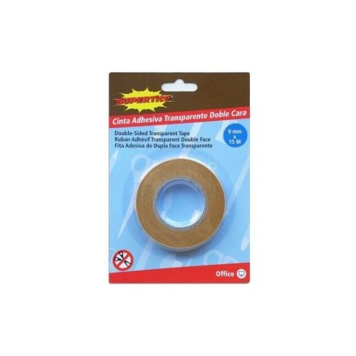 Double-Sided Transparent Adhesive Tape 15m x 9mm - Strong and Versatile