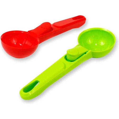 Set de 2 Cucharas de Helado Plástico Surtidas
