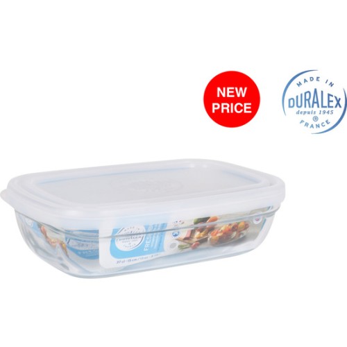 Transparent Rectangular Lunch Box 15cm Freshbox