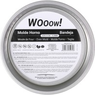 Bandeja Horno 22x3.5cm Red Tin-Wooow