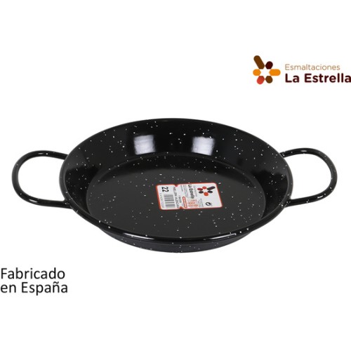 Paellera Valenciana 22cm Jaspeada
