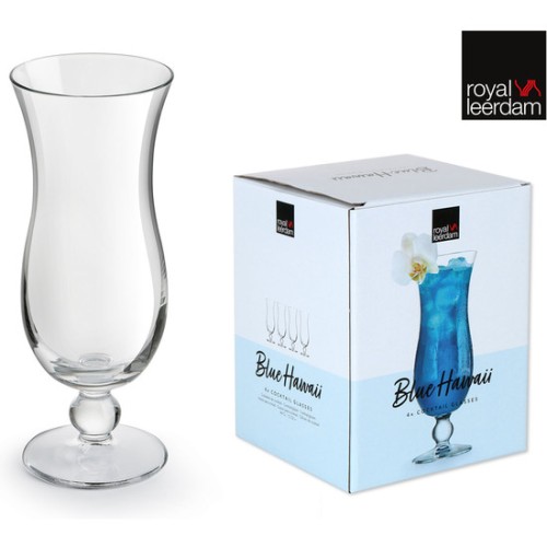 Set of 4 Hurricane Cocktail Glasses