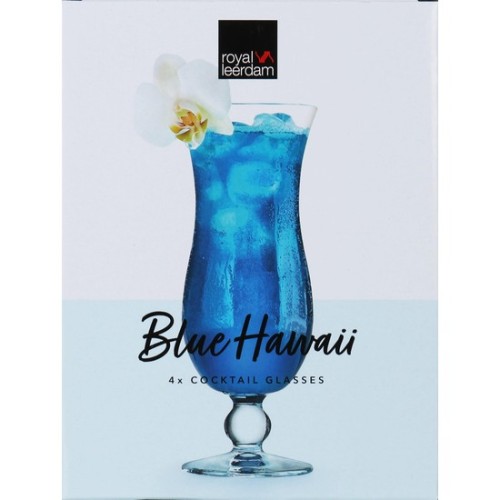 Set of 4 Hurricane Cocktail Glasses