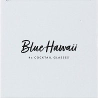 Set of 4 Hurricane Cocktail Glasses