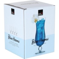 Set of 4 Hurricane Cocktail Glasses