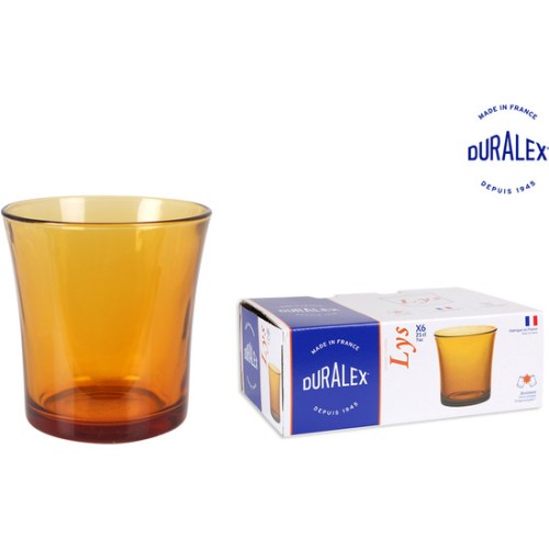 Set of 6 Ambar Lys Glasses