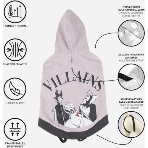 Disney Villains Lilac Dog Hoodie XS