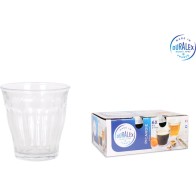Set de 6 vasos transparentes Picardie