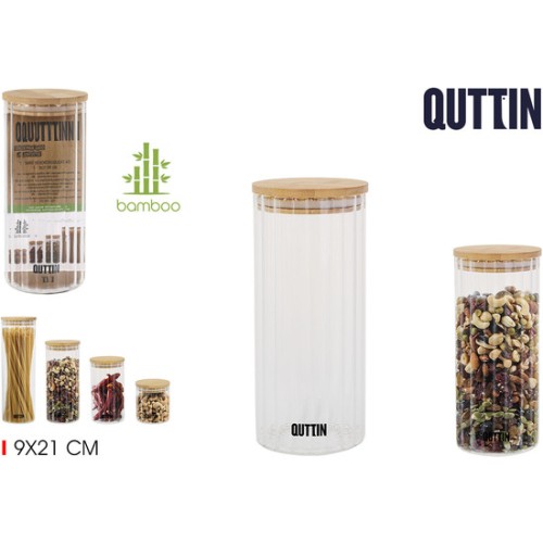 Tarro Boro. Ottico Bamboo 9x21cm Quttin