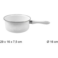 Cazo Blanco Con Mango 16cm