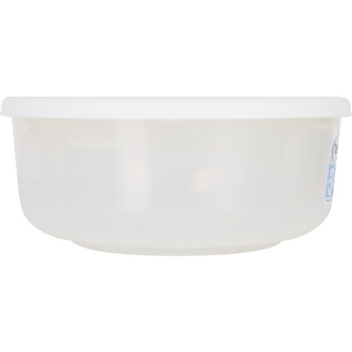 Set of 3 Round Containers 0.5/1/2L Cream