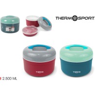 Termo de Alimentos Plástico 2500ml Colores Surtidos