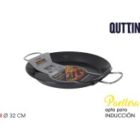 Paellera Antiadherente de Inducción 32cm para Cocinar Fácilmente