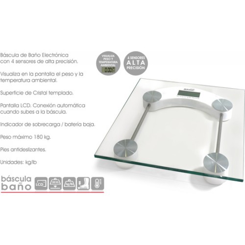 Báscula Baño Digital 150kg Basic Home