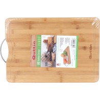 Tabla Cortar Bambu/met. 50x35x1.5cm Quttin