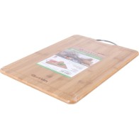 Tabla Cortar Bambu/met. 50x35x1.5cm Quttin