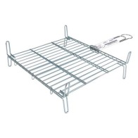 Parrilla Barbacoa Doble Zinc 40x40cm