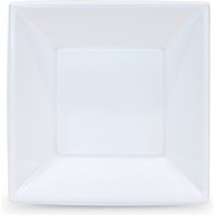 Set de 12 Platos Cuadrados de Plástico Premium 18cm Algon