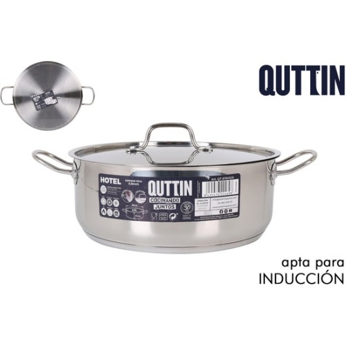 Cacerola Quttin Hotel Inducción 28cm con Tapa