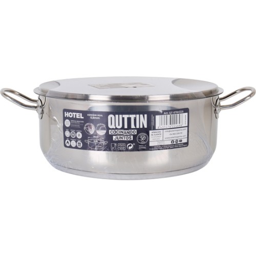 Cacerola Quttin Hotel Inducción 28cm con Tapa