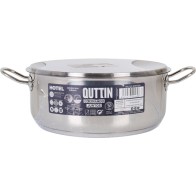 Cacerola Quttin Hotel Inducción 28cm con Tapa