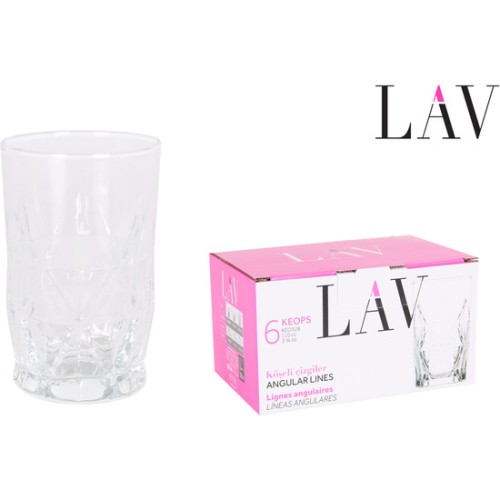 Set de 6 Vasos Keops 110cc para Comidas Elegantes