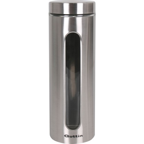 Quttin 2200ml Glass/Steel Storage Jar for Freshness