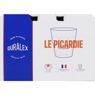 Set of 6 Grey Picardie Glasses 25cl