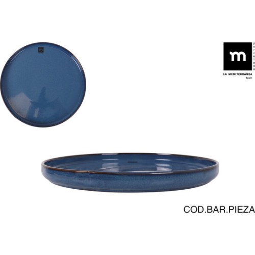 Bandeja Redonda 27x2.5cm Chester Blue