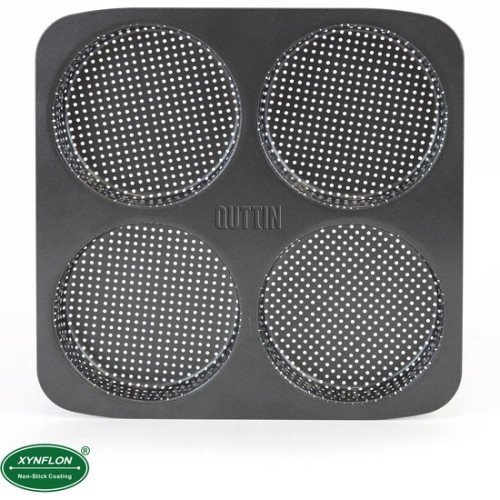 Molde 4 Pan Burguer Perforado 28x28cm