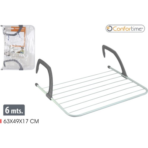 6m Metal Drying Rack 63x49x17cm by Confortime