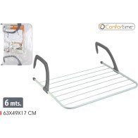 Tendedero 6m Metal 63x49x17cm Confortime